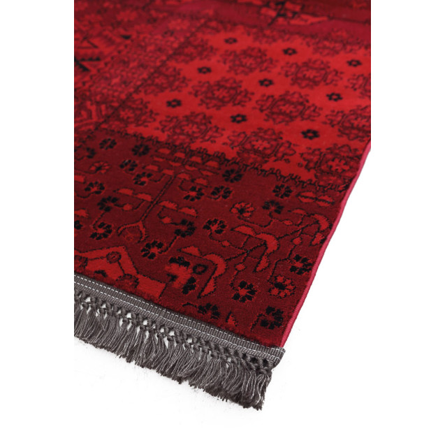 Χαλί Στρόγγυλο Royal Carpet Afgan 7675A D.RED...