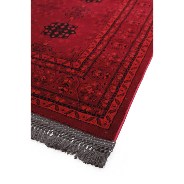 Χαλί Στρόγγυλο Royal Carpet Afgan 8127A D.RED...
