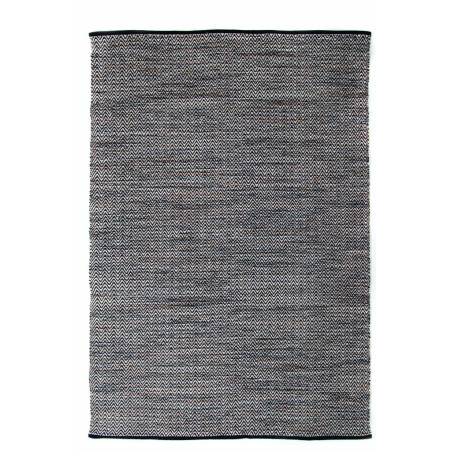 Χαλί Διάδρομος Royal Carpet Urban Cotton Kilim Venza Black 70x140