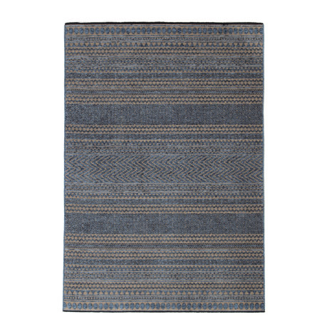 Χαλί Διάδρομος Royal Carpet Gloria Cotton Blue 34 65x200