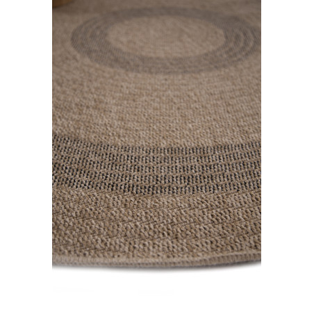 Χαλί Ψάθινο Στρόγγυλο Royal Carpet Avanos 8866 Black Δ200