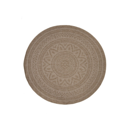 Χαλί Ψάθινο Στρόγγυλο Royal Carpet Avanos 8871 White Δ160