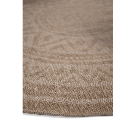 Χαλί Ψάθινο Στρόγγυλο Royal Carpet Avanos 8871 White Δ160