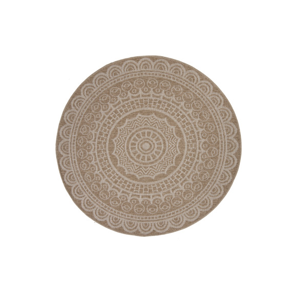 Χαλί Διάδρομος Ψάθινο Royal Carpet Avanos 8893 White 80x150