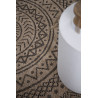 Χαλί Ψάθινο Στρόγγυλο Royal Carpet Avanos 8894 Black Δ160