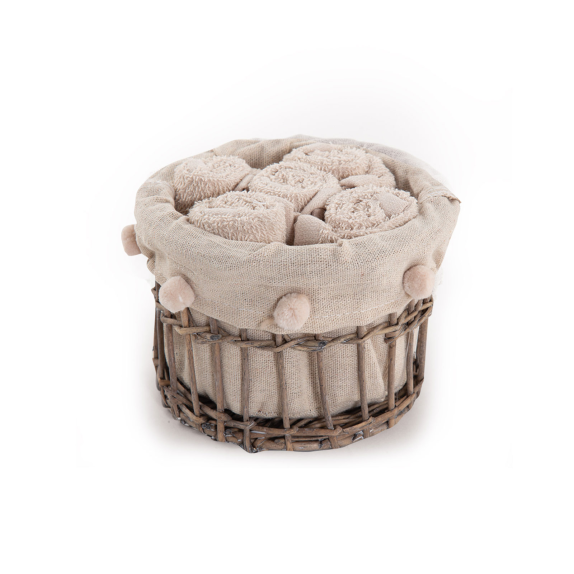 Καλαθάκι Με Λαβέτες 5 Τεμαχίων Nef-Nef Please 30Χ30...