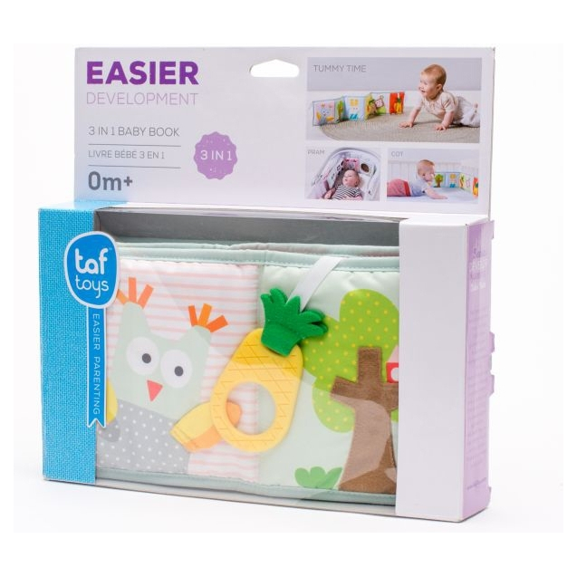 Μαλακό Βιβλίο Taf Toys 3 In 1 Baby Book T-12025