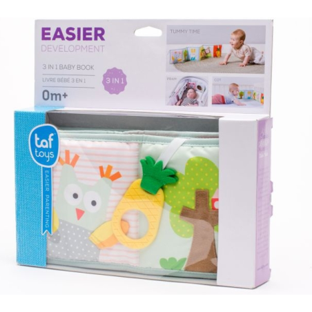 Μαλακό Βιβλίο Taf Toys 3 In 1 Baby Book T-12025