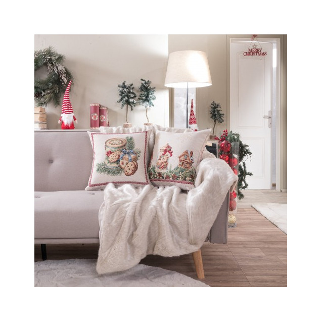 Μαξιλαροθήκη Teoran Leoben - 45x45cm με γέμιση