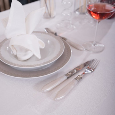 Τραπεζομάντηλο Teoran Rochelle 00 - 155 x 260 cm