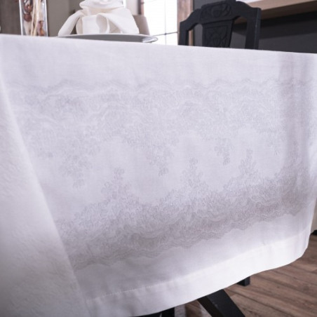 Τραπεζομάντηλο Teoran Rochelle 00 - 155 x 260 cm