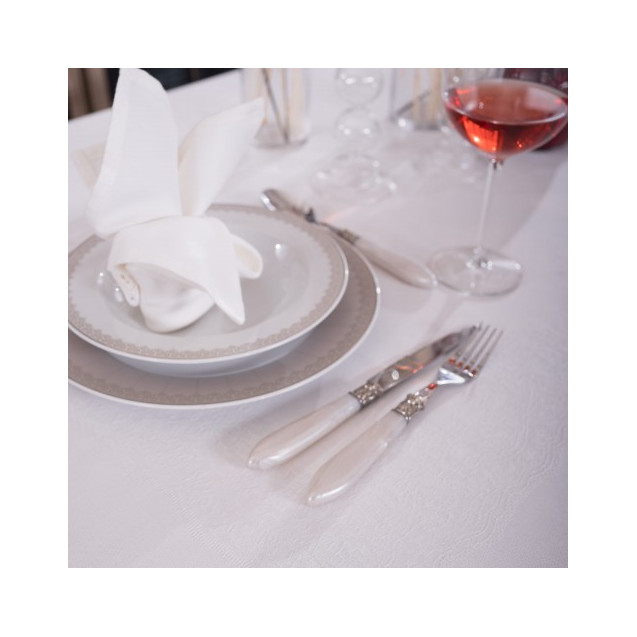 Τραπεζομάντηλο Teoran Rochelle 00 - 155 x 320 cm