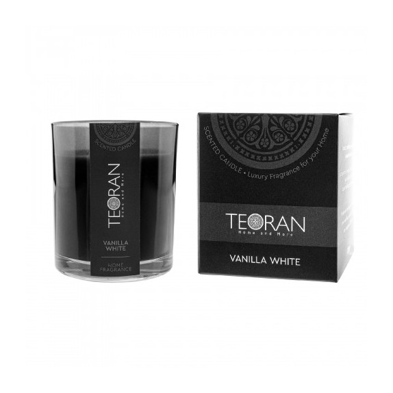 Αρωματικο κερί Teoran Vanilla White στρόγγυλο 200 γρ -...