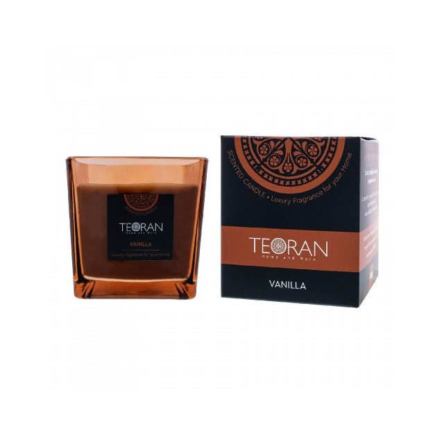 Αρωματικο κερί Teoran Vanilla τετράγωνο 210 γρ...