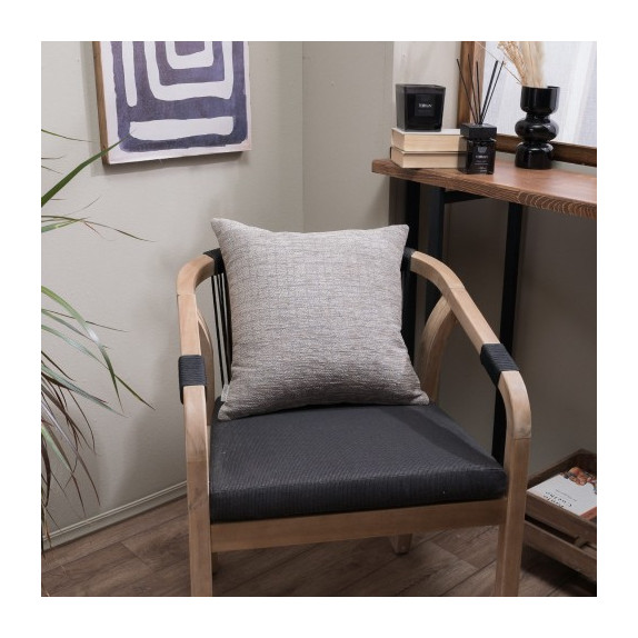 Μαξιλαροθήκη Teoran Lancaster 07 - 65x65cm δαπέδου με γέμιση