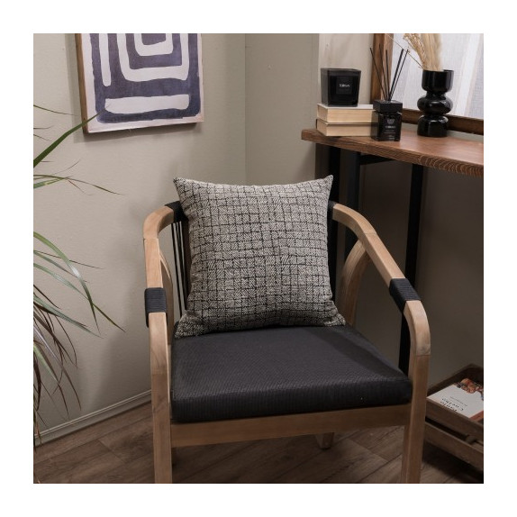 Μαξιλαροθήκη Teoran Lancaster 03 - 65x65cm δαπέδου με γέμιση