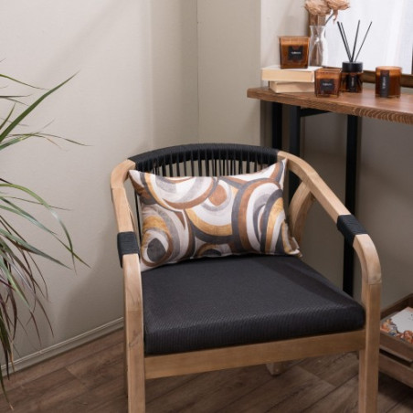 Μαξιλαροθήκη Teoran Merida - 65x65cm δαπέδου με γέμιση