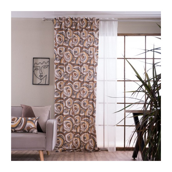 Κουρτίνα Teoran (Έτοιμη Ραμμένη) Merida - 140x275cm