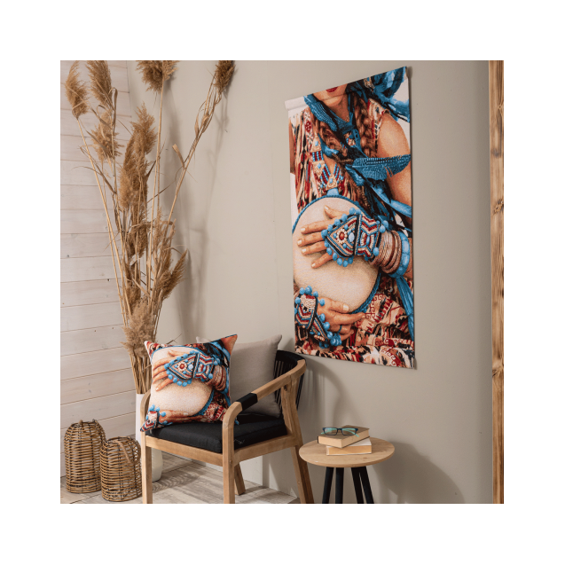 Μαξιλαροθήκη Teoran Ikona 04 - 45x45cm με γέμιση