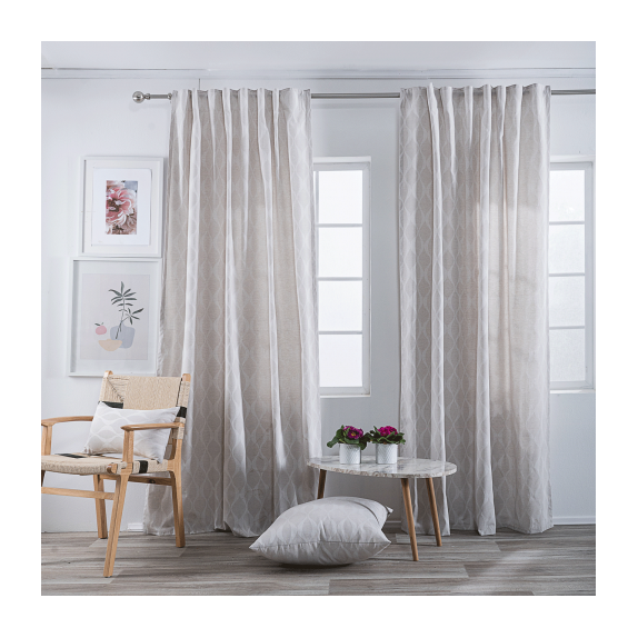 Κουρτίνα Teoran (Έτοιμη Ραμμένη) Vivero 01 - 140x275cm