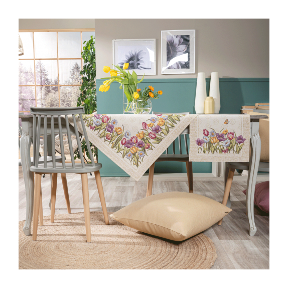 Καρέ & Τραβέρσα Teoran Cambello (Σετ 2τεμ-) - 100x100cm &...