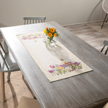 Καρέ & Τραβέρσα Teoran Cambello (Σετ 2τεμ-) - 100x100cm & 40x100cm