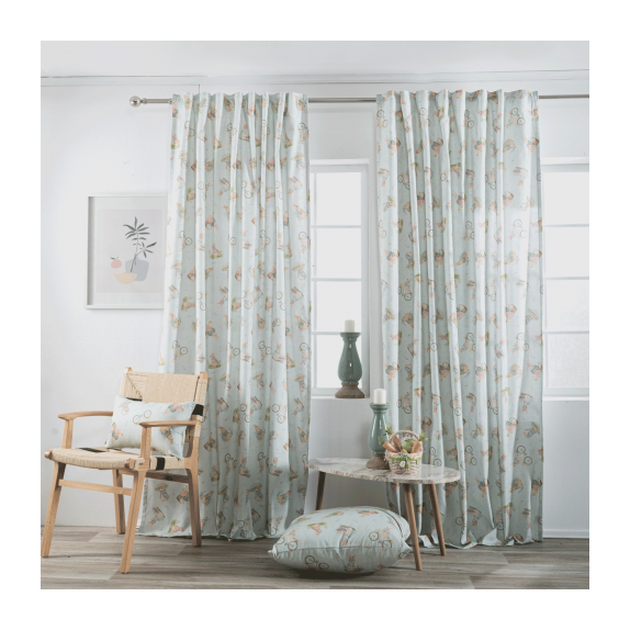 Κουρτίνα Teoran Pastel - 140x275cm