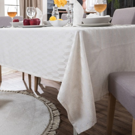 Σετ Τραπεζομάντηλο και 12 Πετσέτες Φαγητού Teoran Abelie 160x250