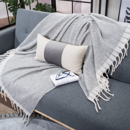 Ριχτάρι-Κουβέρτα Καναπέ Teoran Mohair 11 130x150