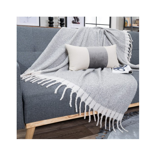 Ριχτάρι-Κουβέρτα Καναπέ Teoran Mohair 11 130x150