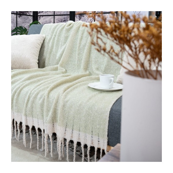 Ριχτάρι-Κουβέρτα Καναπέ Teoran Mohair 13 130x150