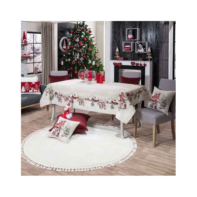 Τραπεζομάντηλο Teoran Gurten 140x180