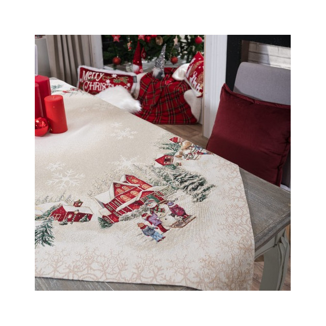 Τραπεζομάντηλο Teoran Gurten 140x180