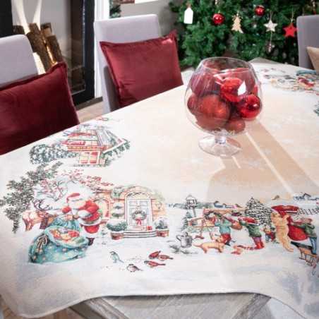 Τραπεζομάντηλο Teoran Strassen 140x180