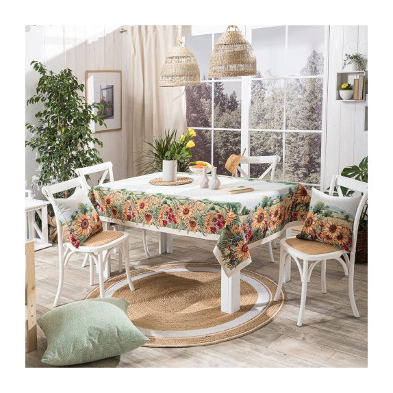 Τραπεζομάντηλο Teoran Sunflower - 140x220cm