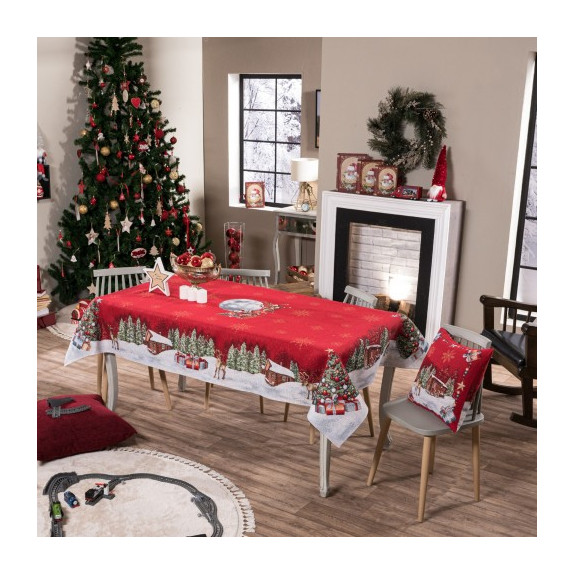 Τραπεζομάντηλο Teoran Rudolph 140x220