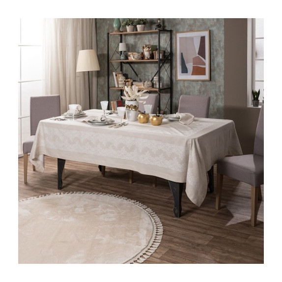 Τραπεζομάντηλο Teoran Rochelle 01 - 155 x 320 cm