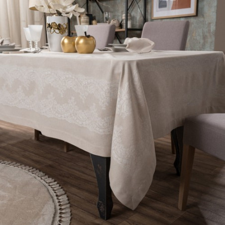 Τραπεζομάντηλο Teoran Rochelle 01 - 155 x 320 cm