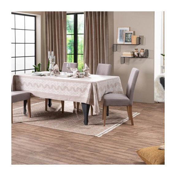 Τραπεζομάντηλο Teoran Rochelle 02 - 155 x 155 cm