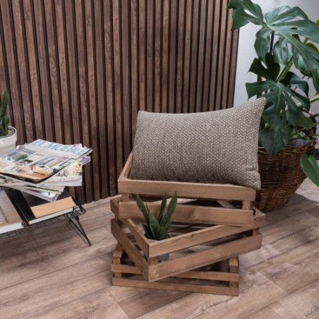 Μαξιλάρι Διακόσμησης Teoran Utah 03 - 65x65cm δαπέδου με γέμιση