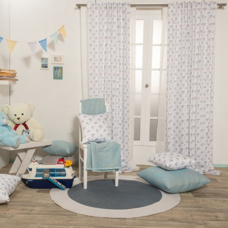 Κουρτίνα Teoran (Έτοιμη Ραμμένη) Oliver - 140x260cm