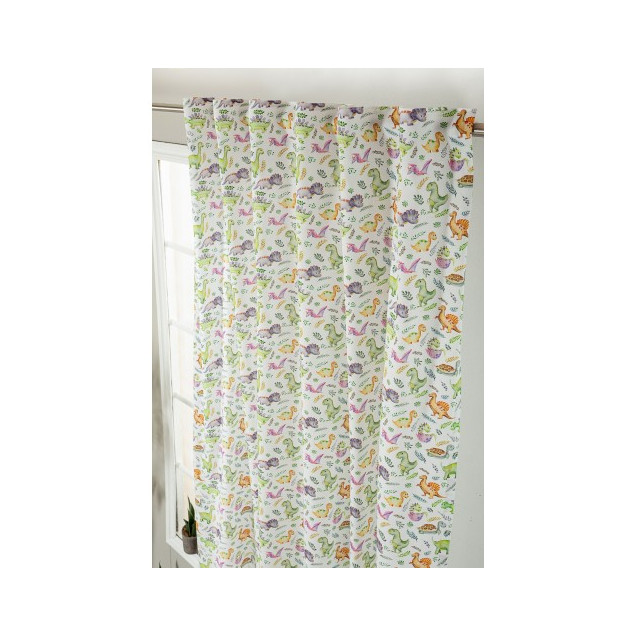 Κουρτίνα Teoran (Έτοιμη Ραμμένη) Dino - 140x260cm