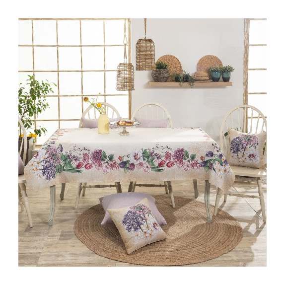 Τραπεζομάντηλο Teoran Rosado 140x180