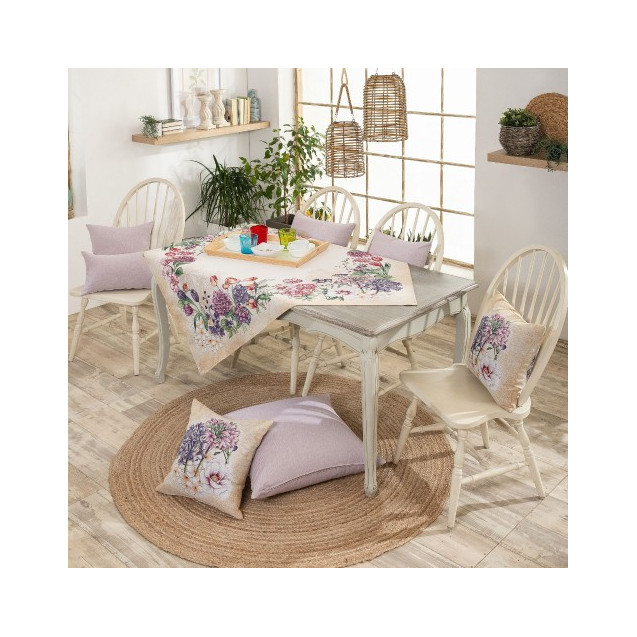 Τραπεζομάντηλο Teoran Rosado 140x180