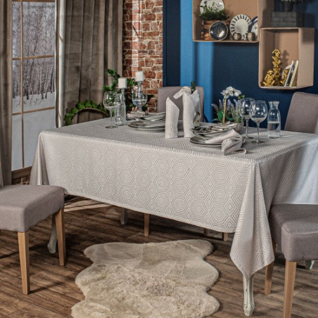 Σετ Τραπεζομάντηλο και 12 Πετσέτες Φαγητού Teoran Roussilon 160x250
