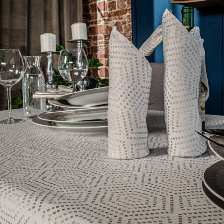 Τραπεζομάντηλο Teoran Roussilon - 160x320cm + 12 πετσέτες