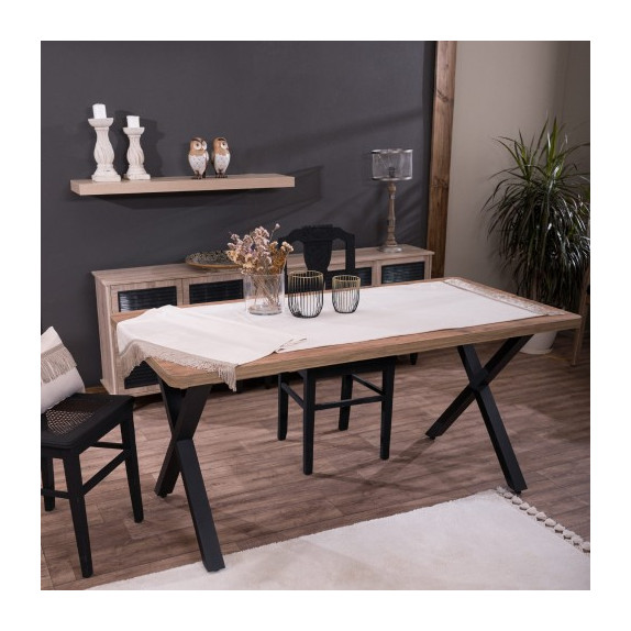 Τραβέρσα Teoran (Sari) Velvet 01 - 65 x 200 cm