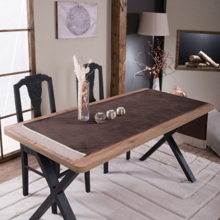 Τραβέρσα Teoran (Sari) Velvet 03 - 65 x 200 cm