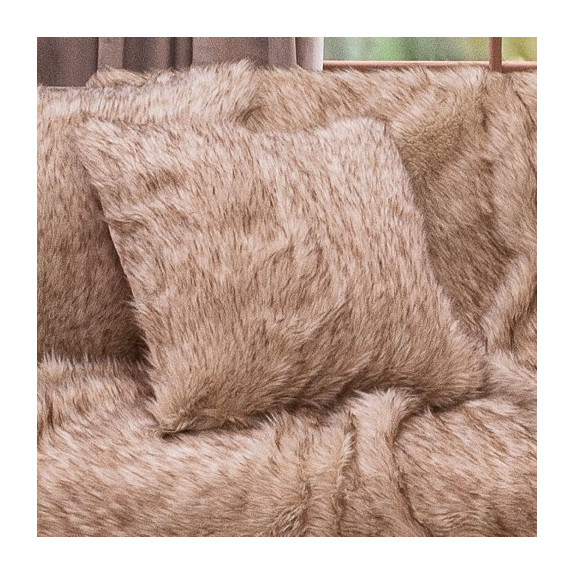 Γούνινη Μαξιλαροθήκη Διακόσμησης Teoran Pelt 19 45x45