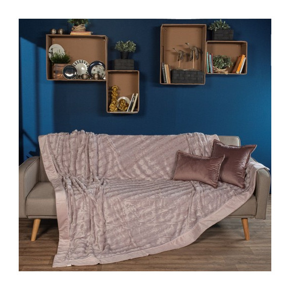 Ριχτάρι - Κουβέρτα Teoran Stone Flower 12 160x270